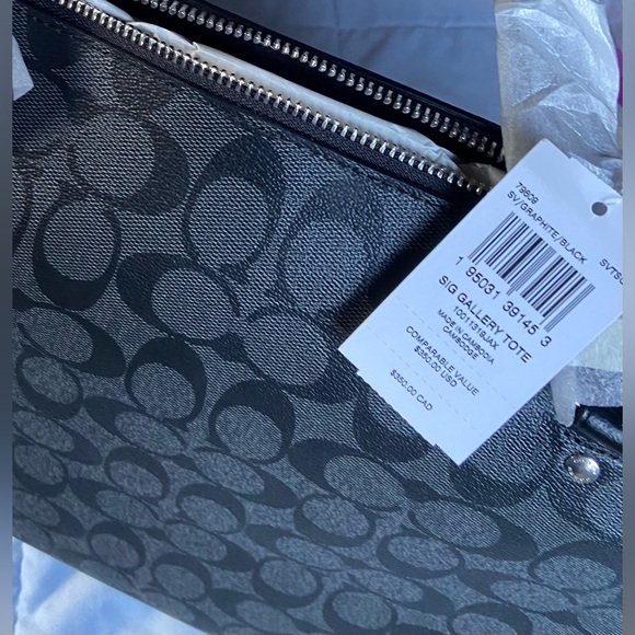 🏷️ COACH BLACK BAG~BRAND NEW WITH TAGS AND INSIDE SHIPPING BAG! - Picture 2 of 11